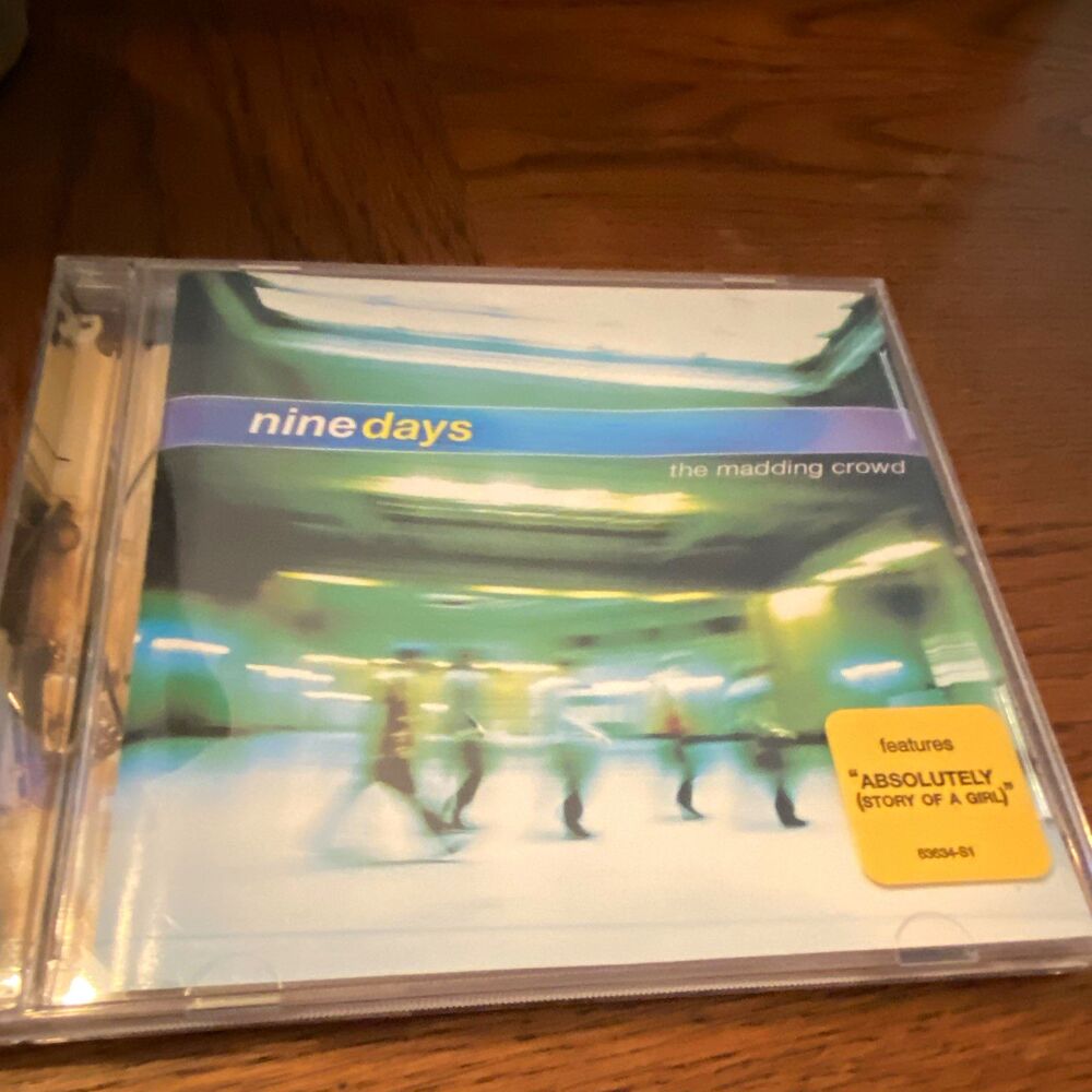 Nine Days The Madding Crowd CD Album 2000 Epic Rock No CD, Just Artwork & Case